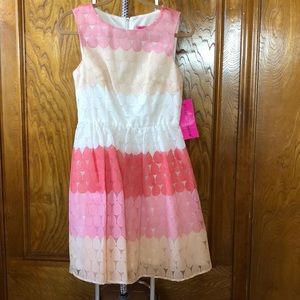 NWT Betsey Johnson Sleeveless Midi Aline Dress 4